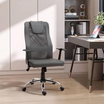 Bureaustoel - Chief - Ergonomisch design - Grijze bekleding, Ophalen of Verzenden