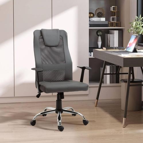 Bureaustoel - Chief - Ergonomisch design - Grijze bekleding, Huis en Inrichting, Bureaus, Nieuw, Ophalen of Verzenden