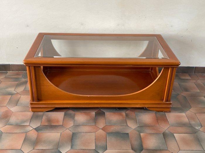 Salontafel - Hout, Glas, Antiek en Kunst, Curiosa en Brocante