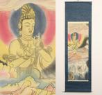 Fugen Bosatsu (Samantabhadra Bodhisattva) Hanging Scroll, Antiek en Kunst