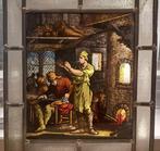 Glas-in-loodraam - jaren 60 - De Glasblazer