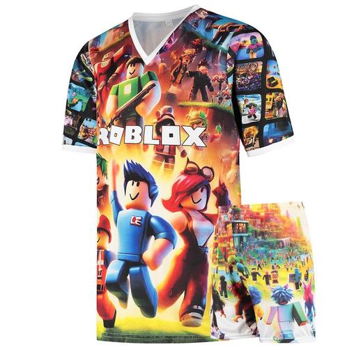 Kingdo Roblox Shirt en Broekje - Voetbaltenue - Kinderen, Sport en Fitness, Voetbal, Bal, Nieuw, Verzenden