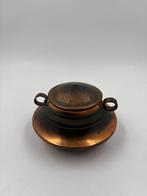 Schotel - Koper - koperen schaal met deksel, Antiek en Kunst