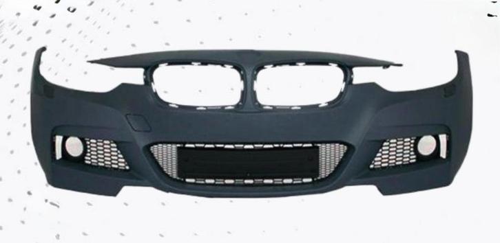 BMW F30 12–18 M-Tech voorbumper compleet + koplampsproeiers, Auto-onderdelen, Carrosserie, Voor, Bumper, Nieuw, BMW
