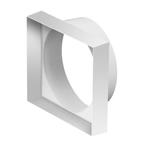 Kunststof verloopstuk van Ø 100mm naar vierkant 90 x 90mm, Bricolage & Construction, Bricolage & Rénovation Autre, Verzenden
