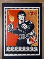 Shepard Fairey (OBEY) (1970) - Molotov Man, Antiek en Kunst