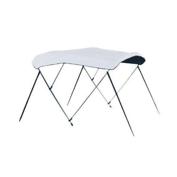 Bieden: Carver 3 bow 73 to 78 inch white vinyl bimini canva, Watersport en Boten, Bootonderdelen, Ophalen of Verzenden