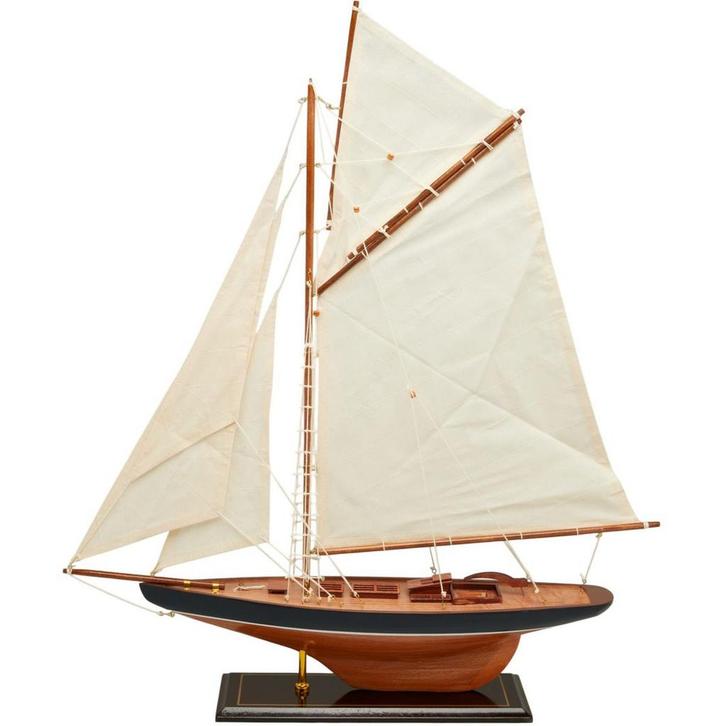 Zeilboot Model 63cm Donkerblauw, Hobby en Vrije tijd, Modelbouw | Boten en Schepen, Nieuw, Ophalen of Verzenden