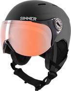 SINNER - Typhoon Visor - Mat Zwart - Unisex - Maat 53, Verzenden