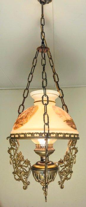 Kroonluchter - Nostalgische Art-Deco Jacht Lamp - 100 cm -, Antiek en Kunst, Curiosa en Brocante