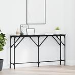 vidaXL Consol Tafel zwarte eiken 140x23x75 cm Geengineerd, Verzenden, Nieuw