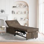vidaXL 3-in-1 Sofa Bed Uittrekbaar Legergroen Kunstsuède, Verzenden, Nieuw