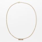 Collier - 18 carats Or jaune Diamant (Naturelle), Handtassen en Accessoires, Kettingen, Nieuw