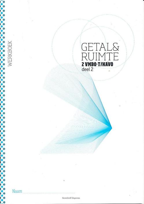 Getal en Ruimte 2 VMBO-T HAVO Werkboek deel 2 (per stuk), Livres, Livres scolaires, Envoi
