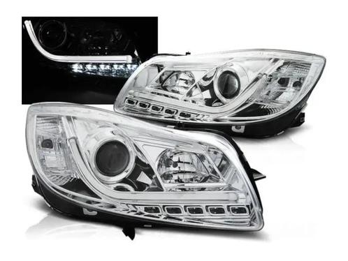Opel Insignia 2008 tot 2012 LEDtube koplampen Chrome, Auto-onderdelen, Verlichting, Nieuw, Opel, Verzenden