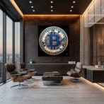 PLM-Art - Bitcoin Delft Gold & Black Style XL, Antiek en Kunst