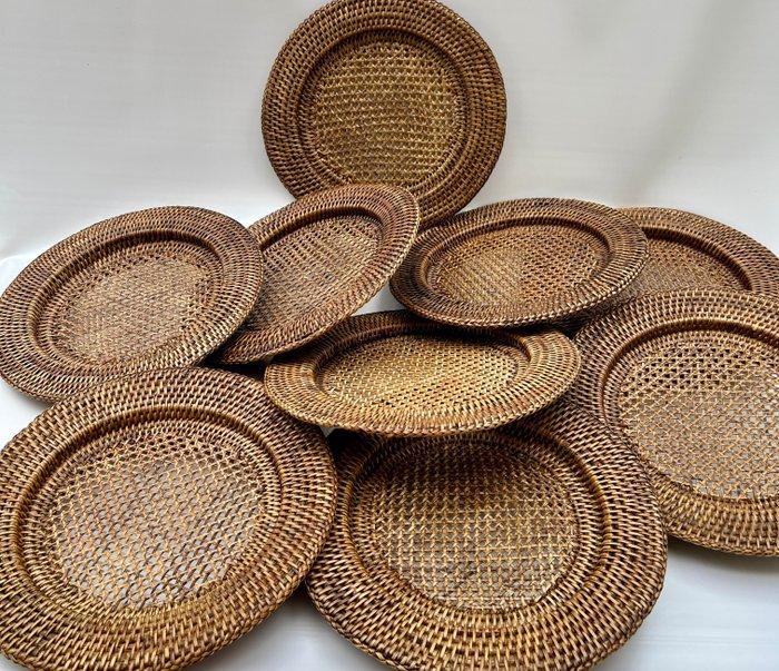 Onderzetter (14) - Rattan, Antiek en Kunst, Antiek | Meubels | Tafels