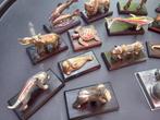 Sculpture, WWF beeldjes - 5 cm - Plaqué(e) argent