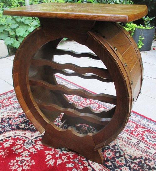 Porte-bouteilles - Chêne - Étagère à vin historique, Antiek en Kunst, Curiosa en Brocante