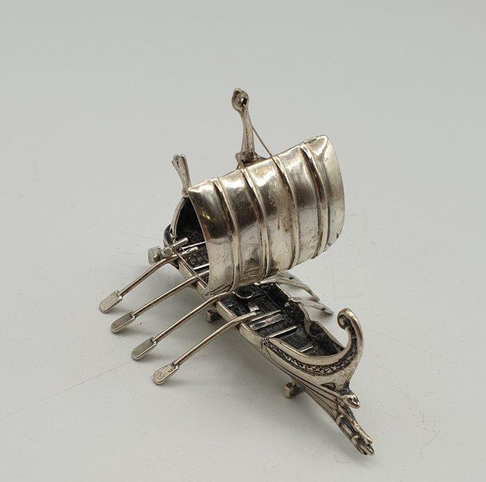 Arezzo -Chimera Oro - Nave vichinga in Argento 925 - Figuur, Antiek en Kunst, Antiek | Zilver en Goud