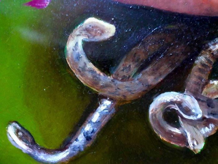 Adriana Caffaro Rore (XX-XXI), da Caravaggio - Medusa, Antiek en Kunst, Kunst | Schilderijen | Klassiek