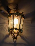 Plafondlamp - Metaal, Glas - Barok hanglamp, Antiek en Kunst