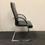 ahrend 350 Design vergaderstoel met hoge rug en slede frame,, Huis en Inrichting, Stoelen, Gebruikt, Zwart, Eén