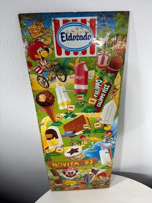 Eldorado - Panneau - Métal, Antiek en Kunst, Antiek | Wandborden en Tegels