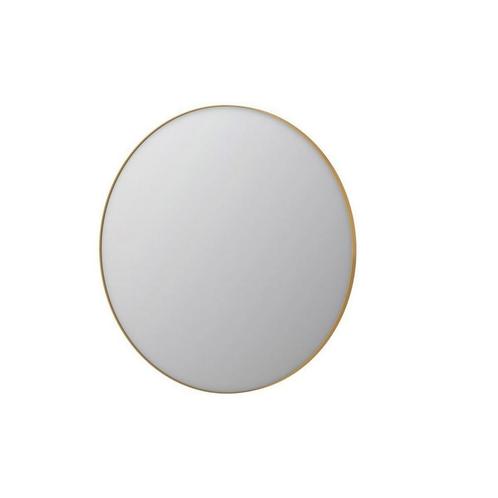 INK SP15 Spiegel Rond Mat Goud Aluminium Kader 120 x 3,5 cm, Doe-het-zelf en Bouw, Sanitair, Bad, Nieuw, Ophalen of Verzenden
