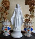 Beeldje - Heilige Maria onder stolp - 35 cm - Porselein,