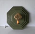 Set kapstokhaken - Hout, Verguld messing - Twee grote, Antiek en Kunst