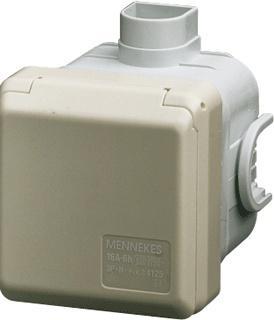 Mennekes Cepex CEE Wandstopcontact - 4245, Doe-het-zelf en Bouw, Elektriciteit en Kabels, Verzenden