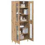 vidaXL Highboard Artisan Eiken 69,5 x 34 x 180 cm Bewerkt, Huis en Inrichting, Verzenden, Nieuw