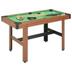 vidaXL Biljarttafel 4 feet 122x61x76 cm bruin