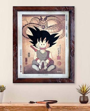 Kodo88 Giclée - Son Goku Portrait:  - Framed - Hand beschikbaar voor biedingen