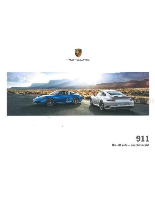 2017 PORSCHE 911 CARRERA | TARGA | TURBO BEKNOPT, Auto diversen, Handleidingen en Instructieboekjes