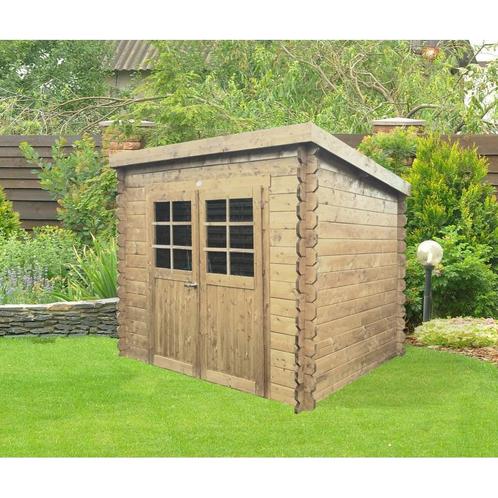 Tuinhuis in hout - modern stendal 2480 x 1980 mm 19 mm, Tuin en Terras, Tuinhuizen, Nieuw
