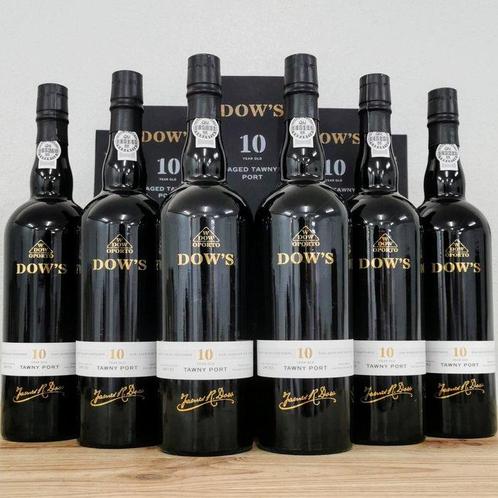 Dows - 10 years old Tawny -  Porto  - 6 Flessen (0.75, Verzamelen, Wijnen