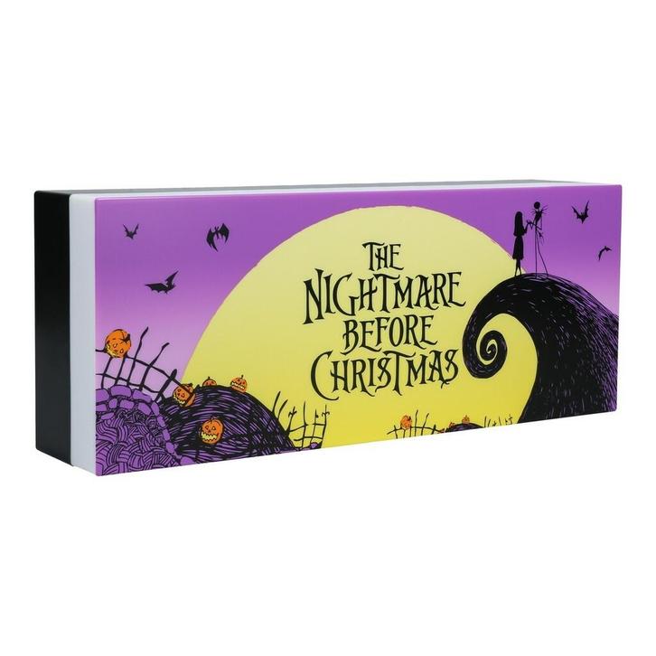 Nightmare Before Christmas Logo Lamp, Verzamelen, Disney, Ophalen of Verzenden