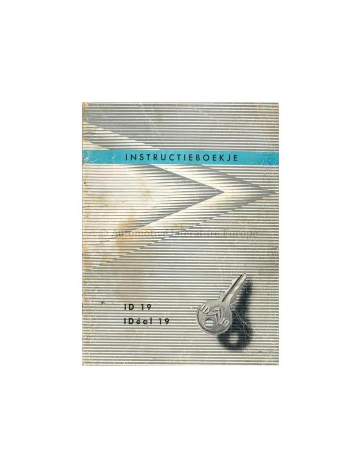 1959 CITROEN ID 19 INSTRUCTIEBOEKJE NEDERLANDS, Auto diversen, Handleidingen en Instructieboekjes, Ophalen of Verzenden