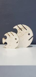 Fratelli Mannelli - Beeld, Poissons - 11.5 cm - travertin -