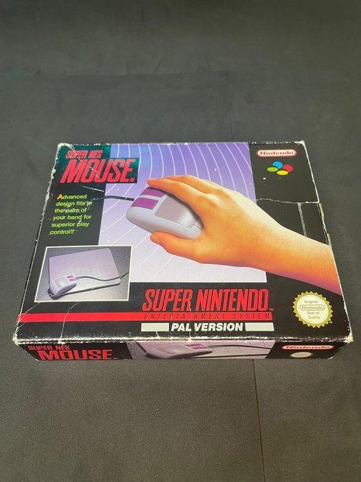 Nintendo - Snes - Super NES Mouse + Mario Paint – Complete, Games en Spelcomputers, Spelcomputers | Overige Accessoires
