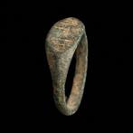 Viking periode Brons Ring - STOÐ Symboliek (ca. 8e–11e eeuw