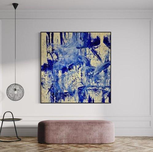 Timo Wedell (1994) - Anger of the Sea II Like Yve‘s Klein -, Antiek en Kunst, Kunst | Schilderijen | Modern