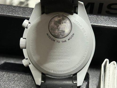 Omega x Swatch - MoonSwatch - Mission to the Moon - Sans, Handtassen en Accessoires, Horloges | Heren