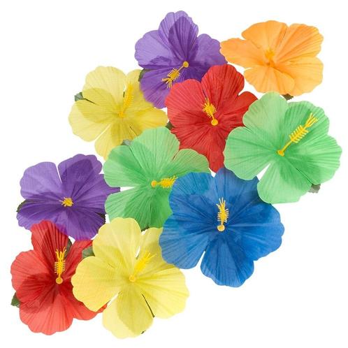 Hawaii Decoratie Bloemen 24st, Hobby en Vrije tijd, Feestartikelen, Nieuw, Verzenden