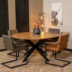 WEG IS WEG! Ronde eetkamertafel acaciahout Ø150 cm