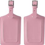 Tweedekans | EverNeeds Bagagelabel - PU Leer - Roze - 2, Ophalen of Verzenden, Nieuw