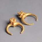 West-Aziatisch Goud Oorbellen met korrels