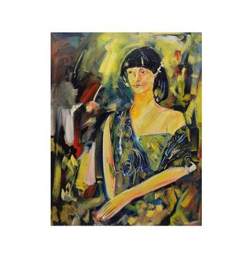 Expressionist School (XX) - XL FORMAT - Female portrait